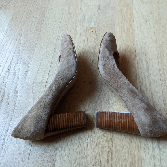 Isola Eleni suede with block heel size 9.5 - Picture 5 of 9